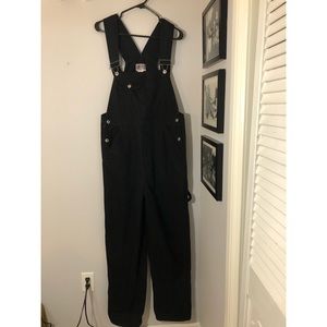 Nevada Jeanswear black denim coveralls